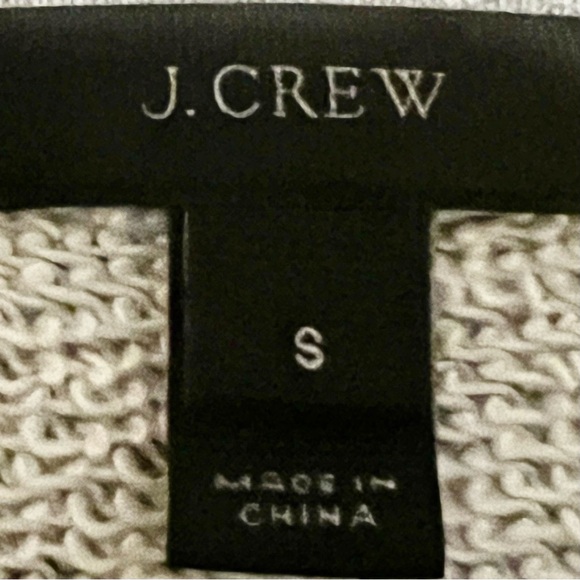 J.Crew Embellished Gray Cropped Sweater – Size Small - Picture 3 of 3